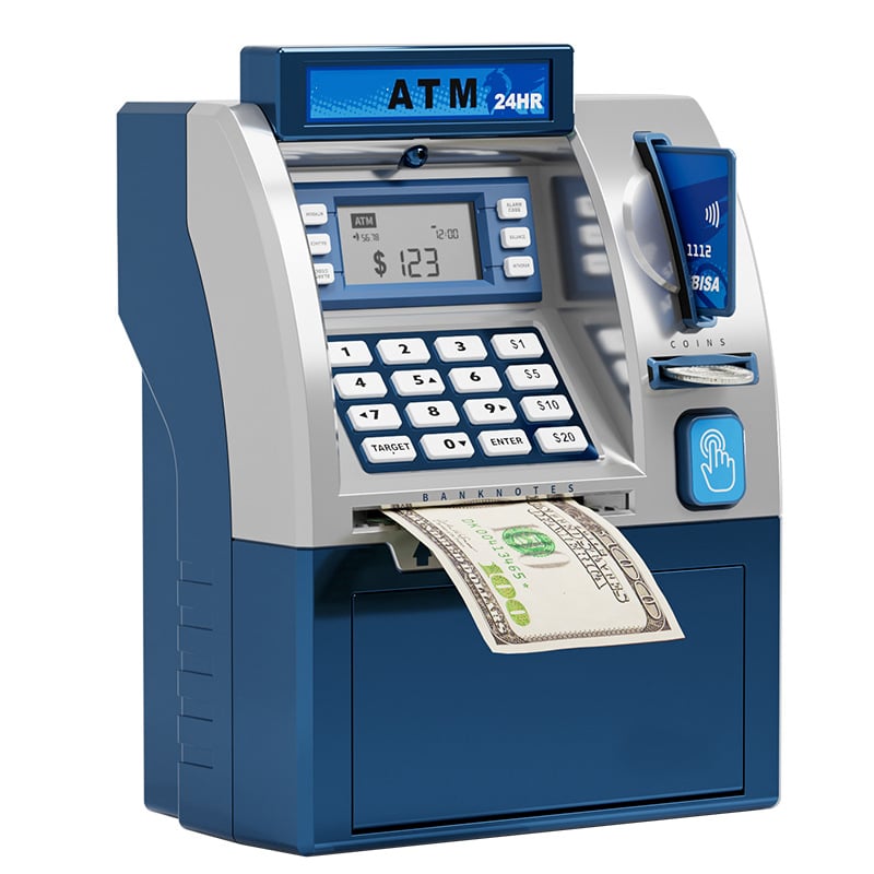 💰ATM Savings Bank for Real Money: The Ultimate Money Management Machine for Adults & Kids
