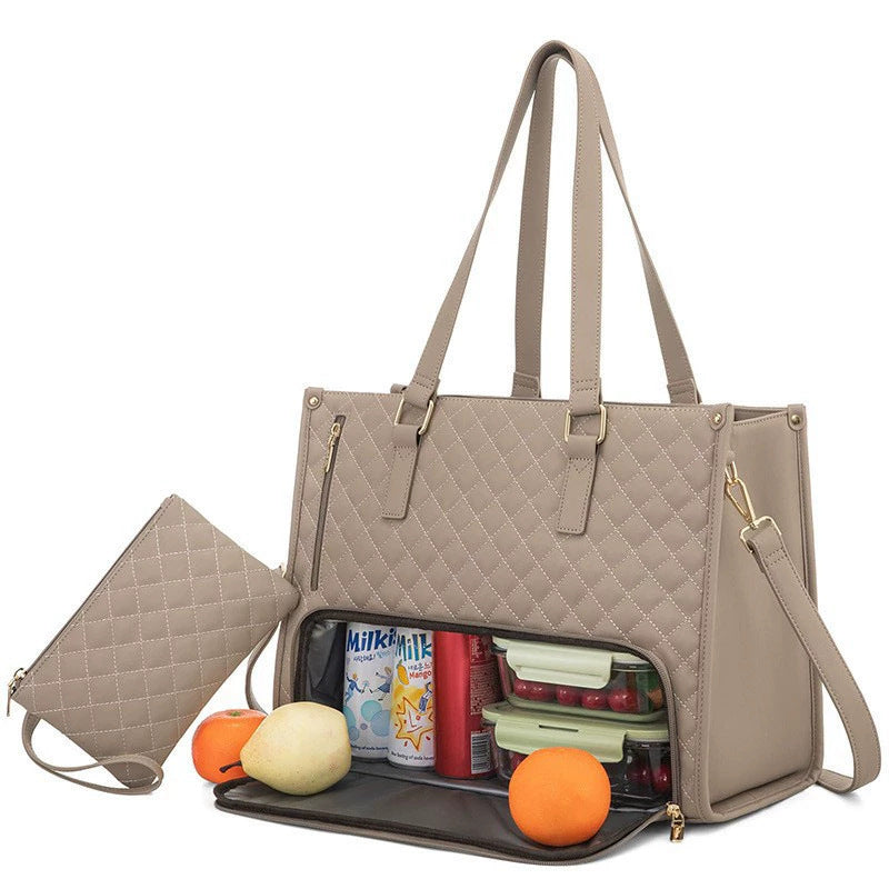 💼 The Ultimate 2-in-1 Tote Bag – Where Elegance Meets Functionality! 🍽️
