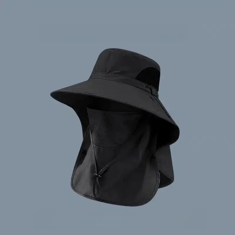 🌞Summer Fisherman's Hat Detachable Outdoor Sun-Protective Face Covering🏕️ (Adjustable & Lightweight Comfort & Unisex Fit)