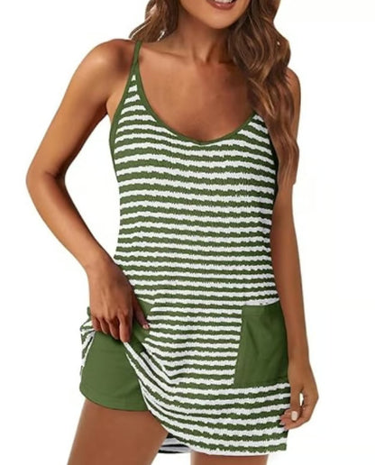 2026 Summer New Arrivals Women's sleeveless mini sports dress