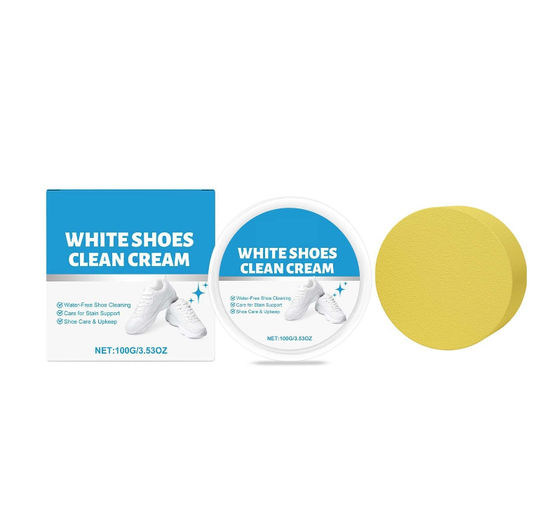 White shoe cleaning cream-Bring Back Your White Sneakers