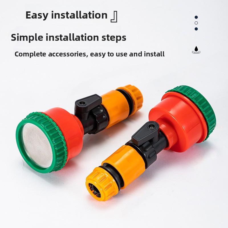 Household greenhouse gardening, seedling raising, and hand-held flower and vegetable watering nozzles for gardens