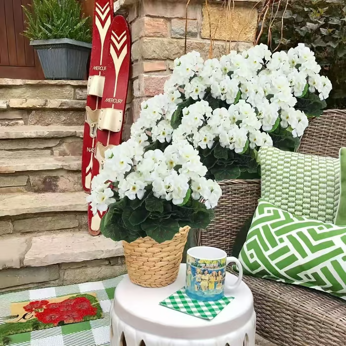 🎁 Last Day 60% OFF - Artificial Geranium Flowers For Outdoors