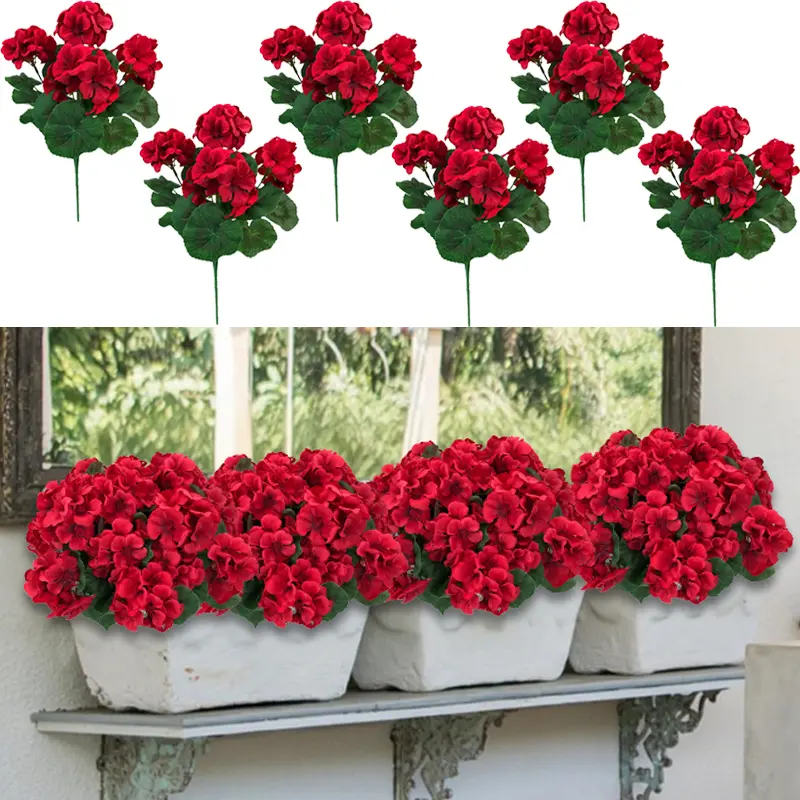 🎁 Last Day 60% OFF - Artificial Geranium Flowers For Outdoors