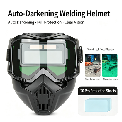🛠️ Headband-Style Auto-Darkening Welding Helmet