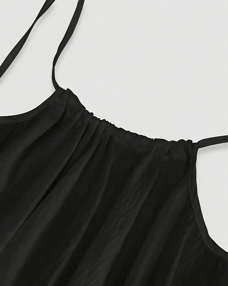 ✨ Adjustable backless strap dress – show off your charm! 💕