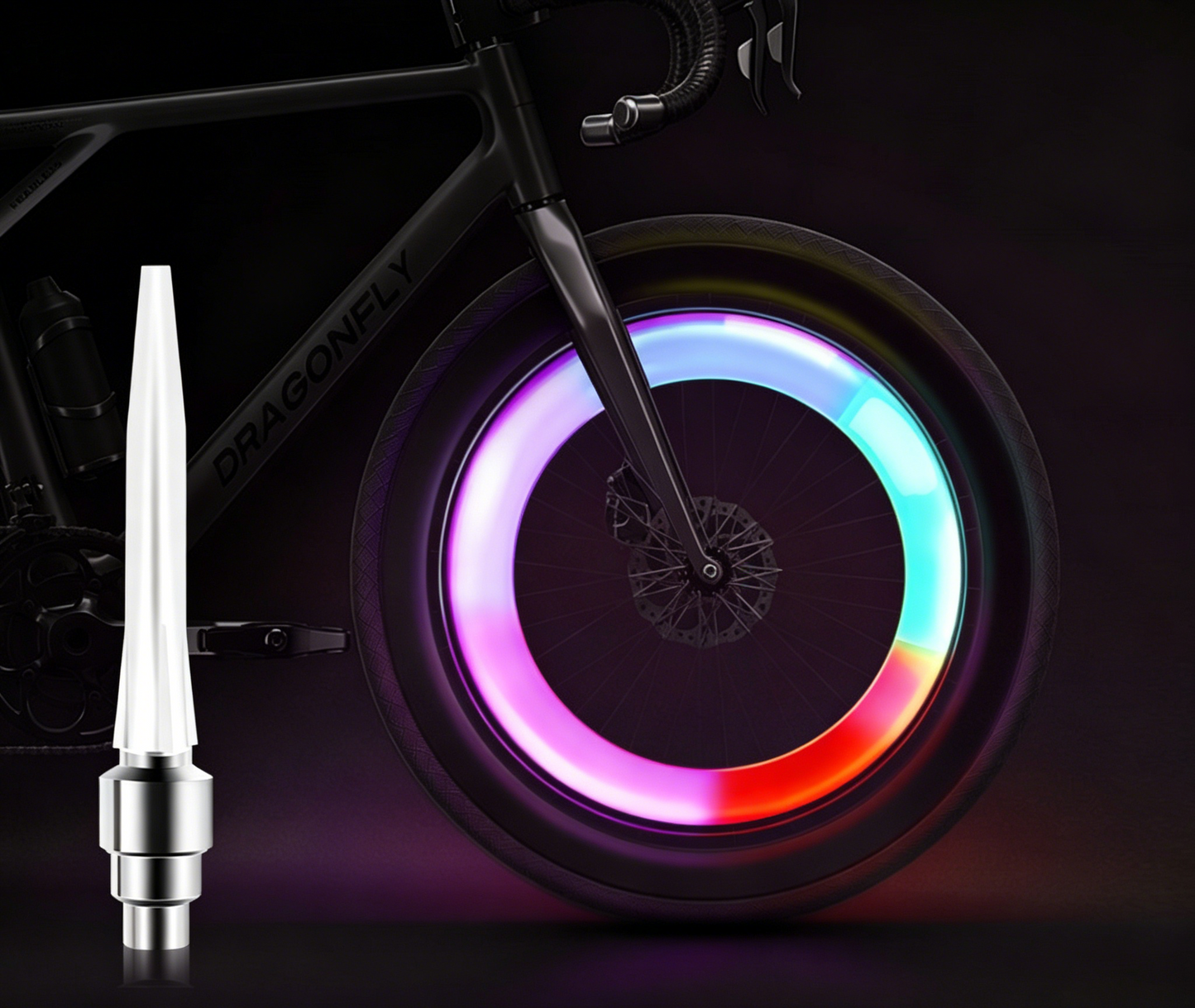 Colorful LED ambient lights for cars and bicycles