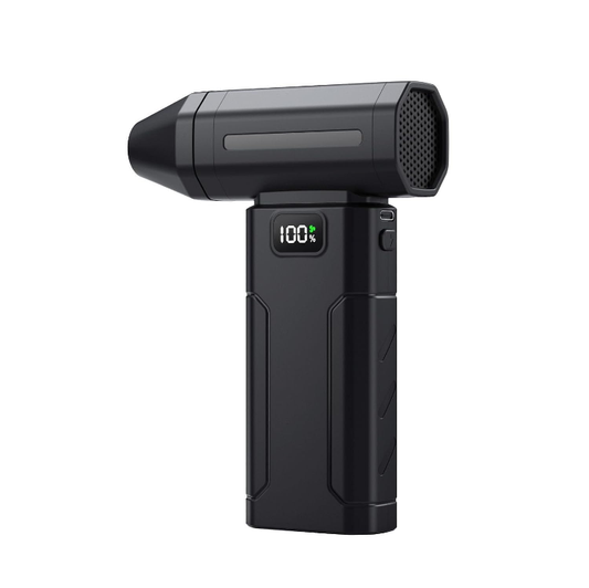 Handheld dust removal fan