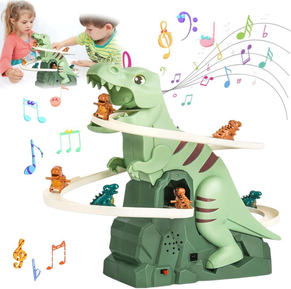 Dinosaur Climb Stairs Music Toy!🦖
