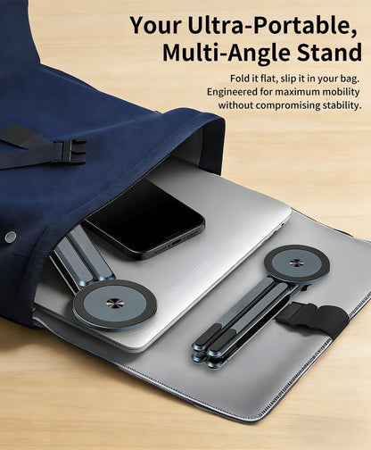 3-in-1 Magnetic Foldable Laptop Stand