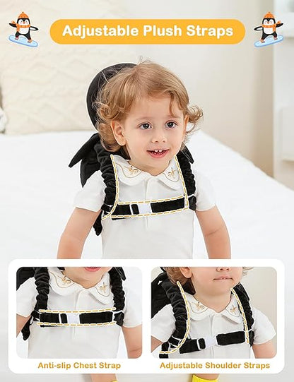 Baby head protection backpack, preventing falls when young children walk