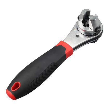 🔧Adjustable multi-functional 6-22MM ratchet adjustable opening wrench
