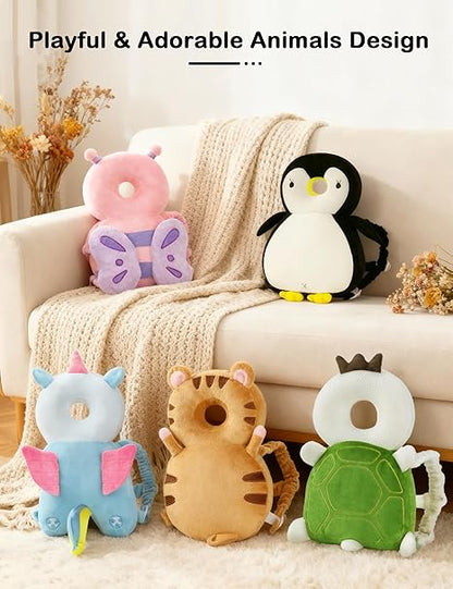 Baby head protection backpack, preventing falls when young children walk