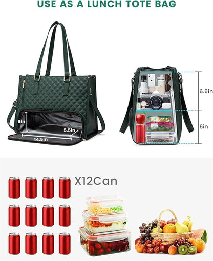 💼 The Ultimate 2-in-1 Tote Bag – Where Elegance Meets Functionality! 🍽️