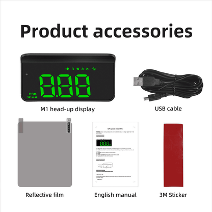 SundryGo Car Head Up Display M3 OBD2 HUD – Digital Auto HUD for Enhanced Drive Safety