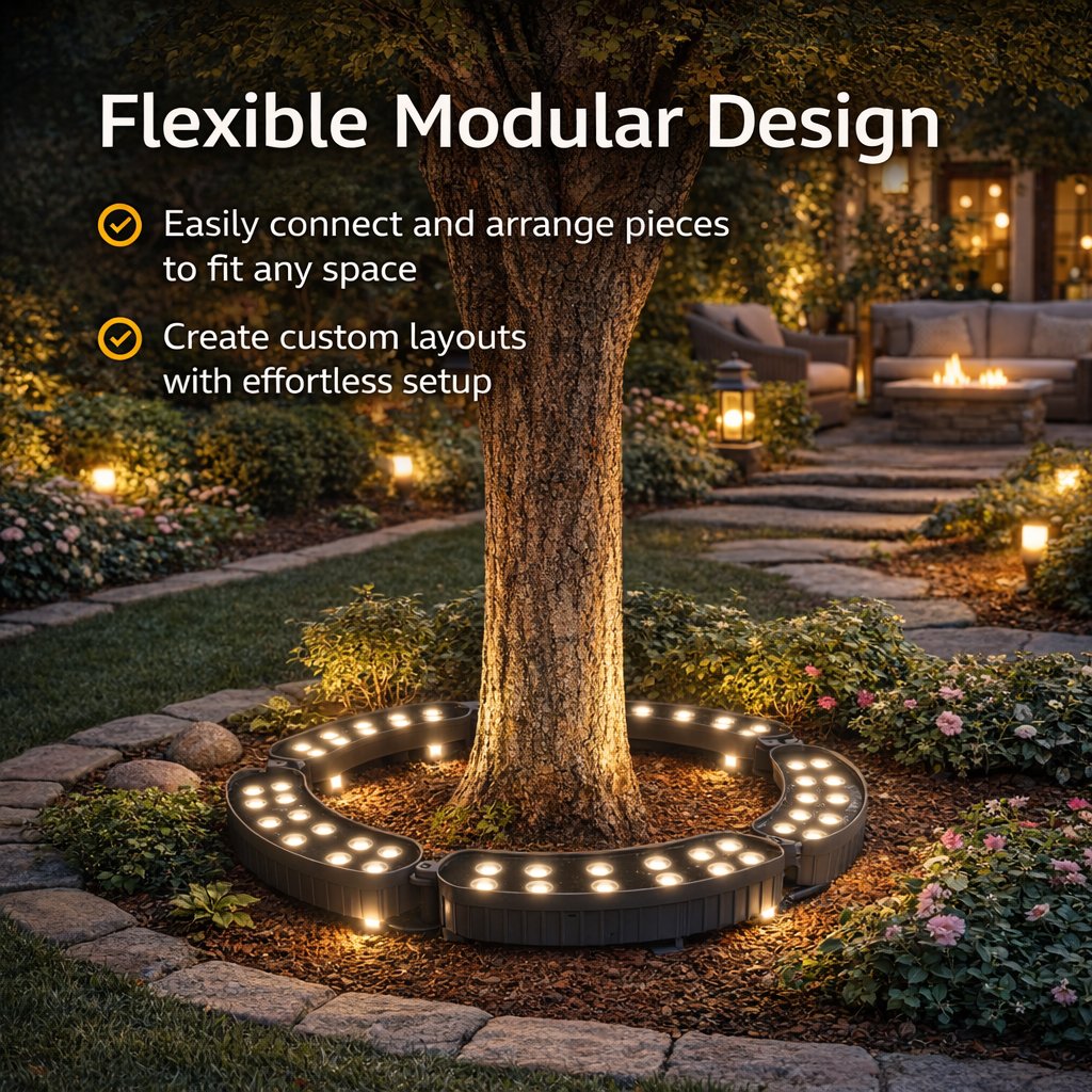 🌳 LED Ring Tree Light(Single piece) | Outdoor Waterproof Landscape Spotlight