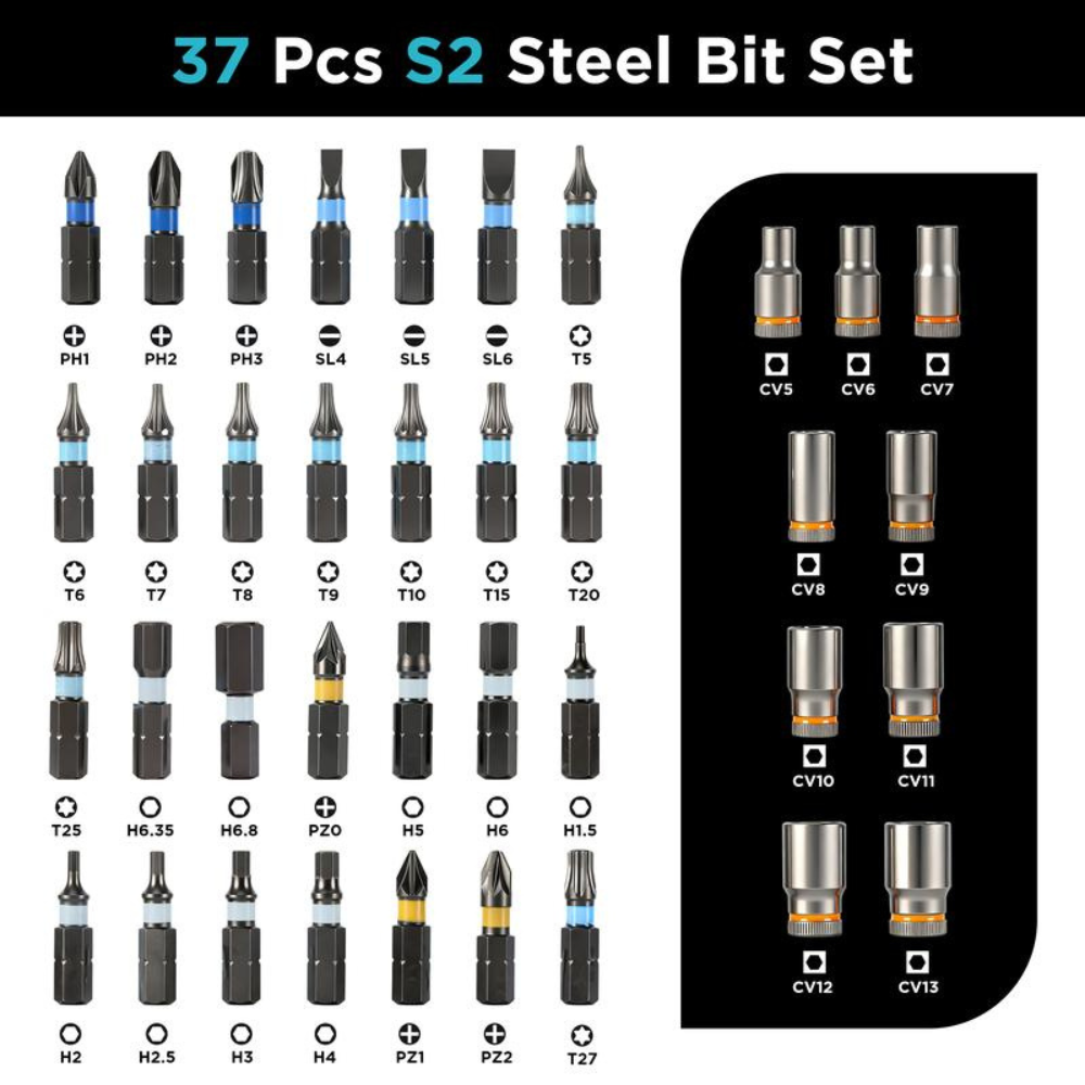 40-in-1 Home Repair Multi-Function Socket Ratchet Set
