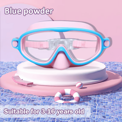 🏊‍♀️Last Day Buy 1 Get 1 Free🏊‍♀️HD children's large frame waterproof and anti-fog swimming goggles