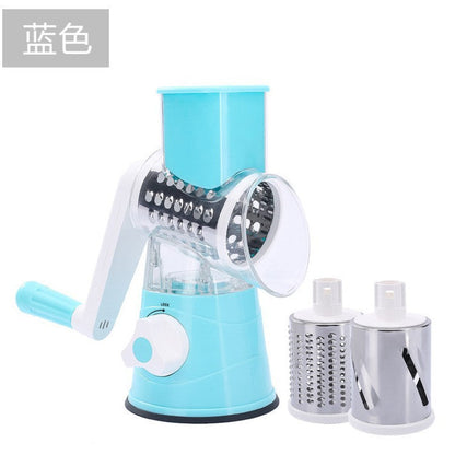 🥕3-in-1 rotating cheese and vegetable grater