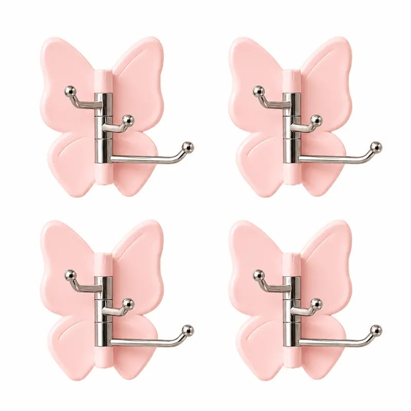 🔥2026 SALE - 🦋No Drilling Swivel Butterfly Hook