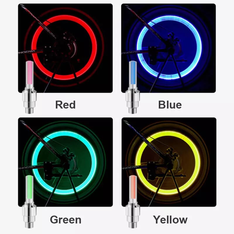 Colorful LED ambient lights for cars and bicycles