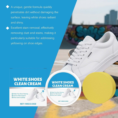 White shoe cleaning cream-Bring Back Your White Sneakers