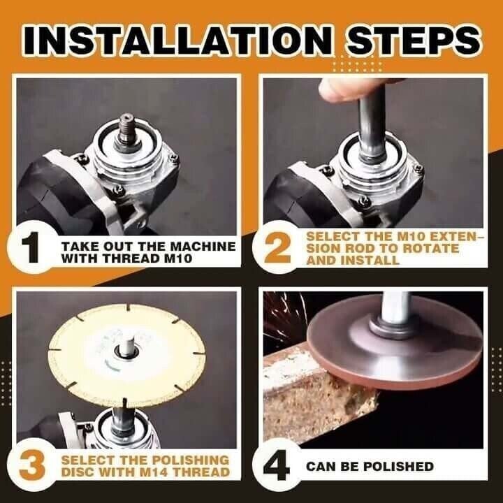 (BUY 2 GET 1 FREE)Angle Grinder Extension Connecting Rod