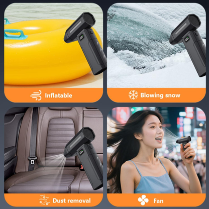 Handheld dust removal fan