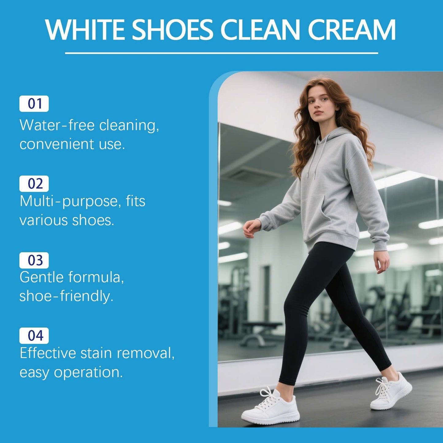 White shoe cleaning cream-Bring Back Your White Sneakers