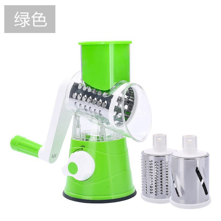 🥕3-in-1 rotating cheese and vegetable grater