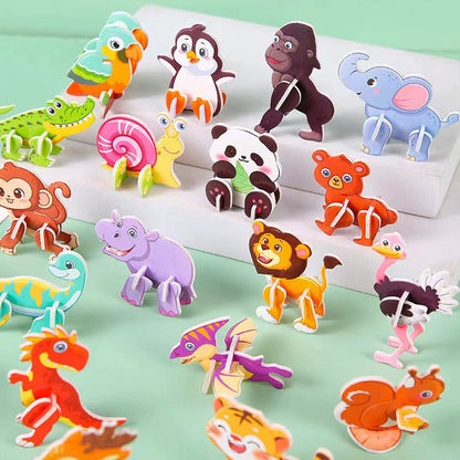 🔥Educational 3D Cartoon Puzzle