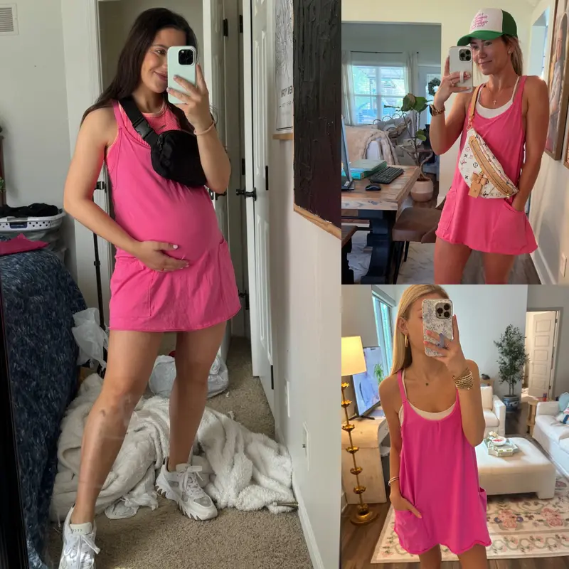 2026 Summer New Arrivals Women's sleeveless mini sports dress