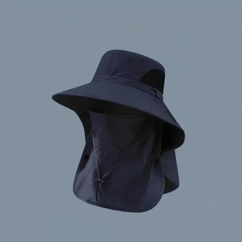 🌞Summer Fisherman's Hat Detachable Outdoor Sun-Protective Face Covering🏕️ (Adjustable & Lightweight Comfort & Unisex Fit)