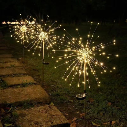 🎁Early Christmas Hot Sale 49% OFF🔥Waterproof Solar Garden Fireworks Lamp