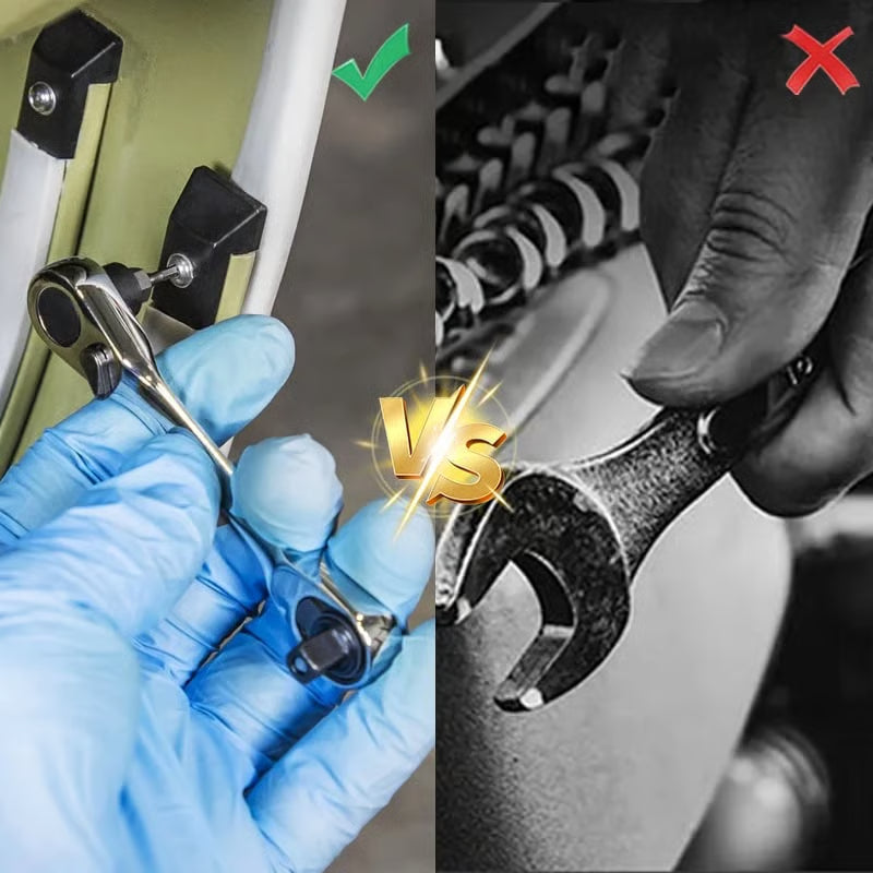 Mini Double End Ratchet Wrench