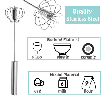 Household manual egg beater
