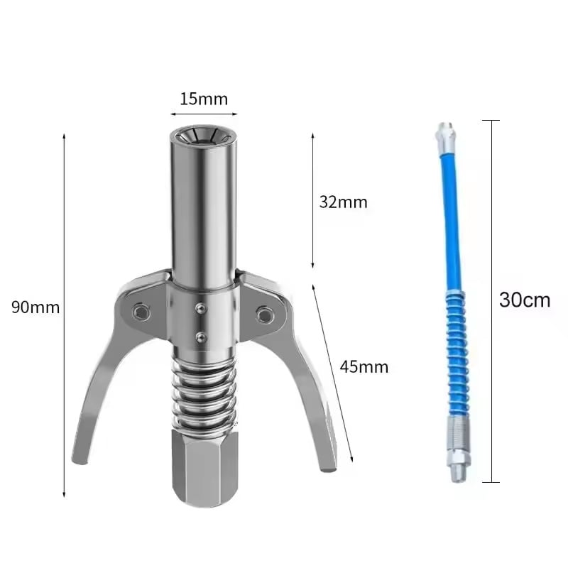 ✨LAST DAY ALERT 49% OFF🔥Double Handle High Pressure Quick Release Grease Coupler