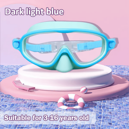 🏊‍♀️Last Day Buy 1 Get 1 Free🏊‍♀️HD children's large frame waterproof and anti-fog swimming goggles