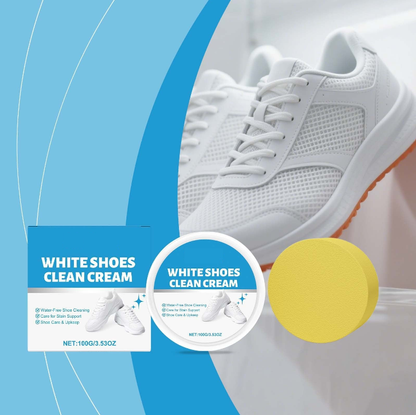 White shoe cleaning cream-Bring Back Your White Sneakers