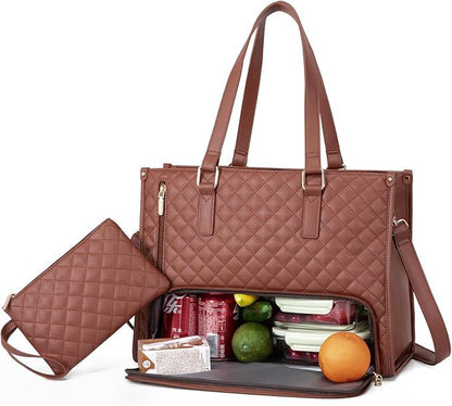 💼 The Ultimate 2-in-1 Tote Bag – Where Elegance Meets Functionality! 🍽️