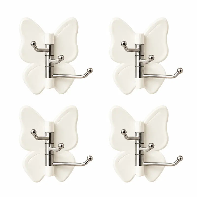 🔥2026 SALE - 🦋No Drilling Swivel Butterfly Hook