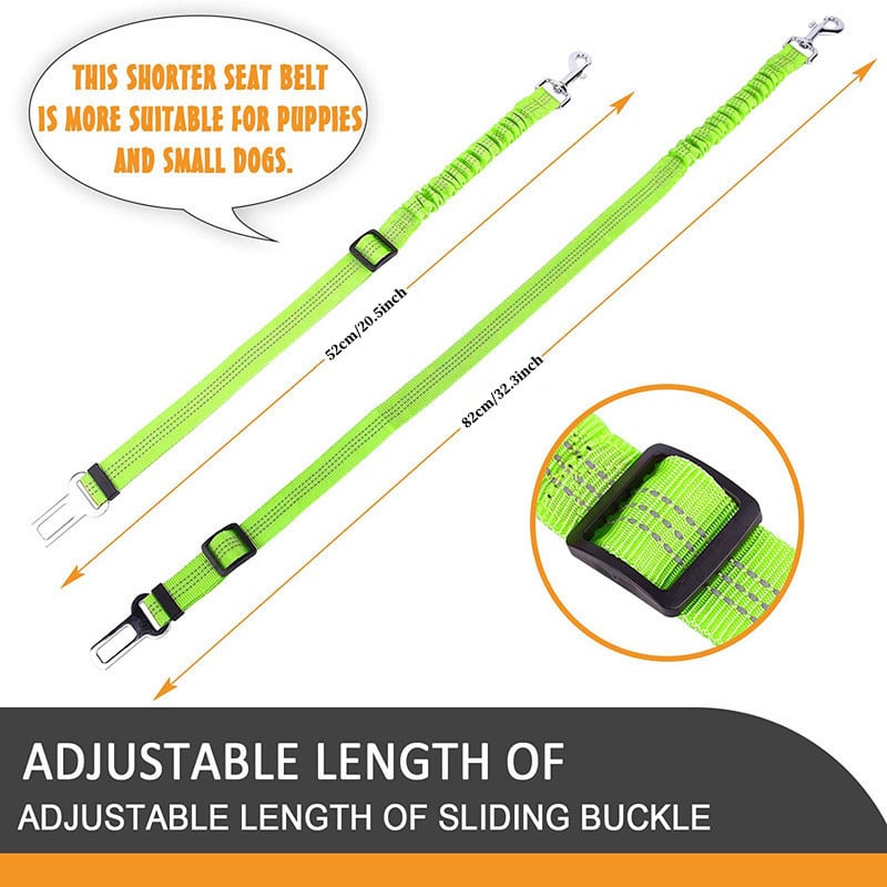 Buy One Get One Free Pet Car Seat Belt, Adjustable Safety Leash