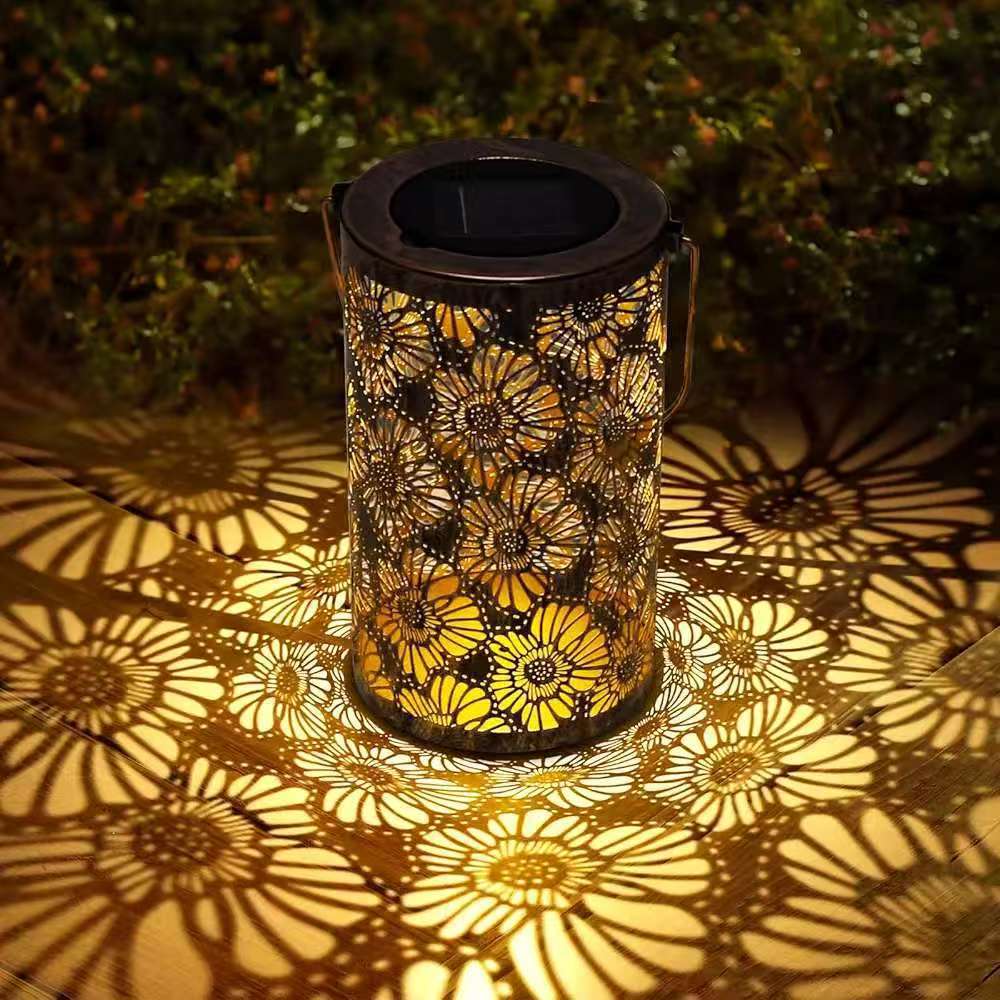🔥🌞Colorful Sunflower Glow Solar Garden Lantern