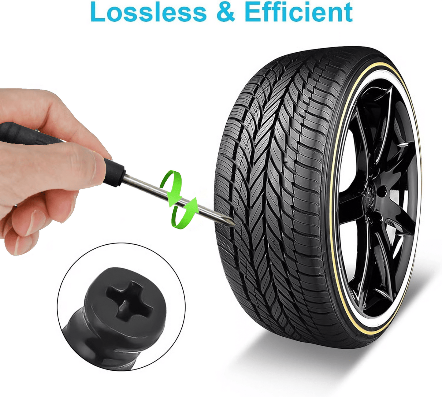 🔩Tire Repair Rubber Nails Kit