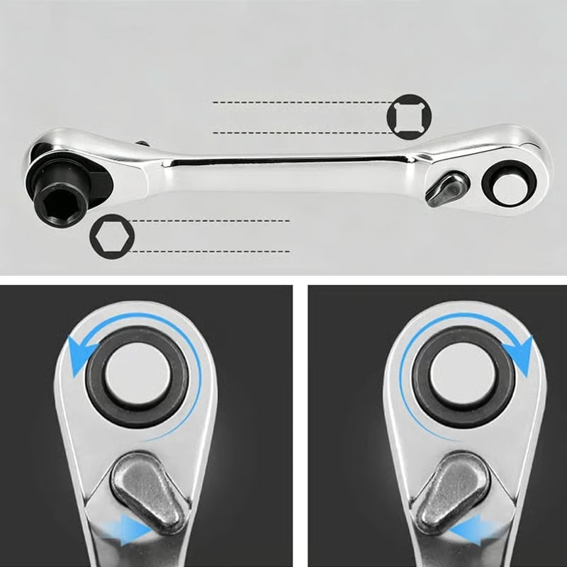 Mini Double End Ratchet Wrench