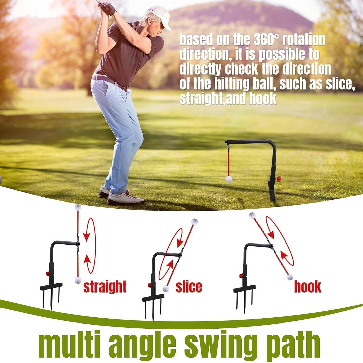 🏌️‍♂️ Real Impact Golf Swing Trainer – Practice Smarter, Swing Better