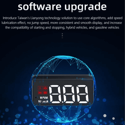 SundryGo Car Head Up Display M3 OBD2 HUD – Digital Auto HUD for Enhanced Drive Safety