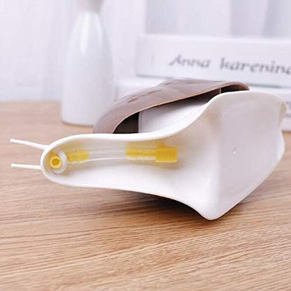 Creative snail-shaped hand sanitizer lotion is packaged in bottles