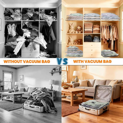 🔥🔥Cordless Travel Vacuum Storage Compression Bag Set（Electric pump model）