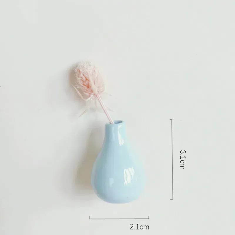 🎁🌸 Mini Ceramics Vase Fridge Magnet